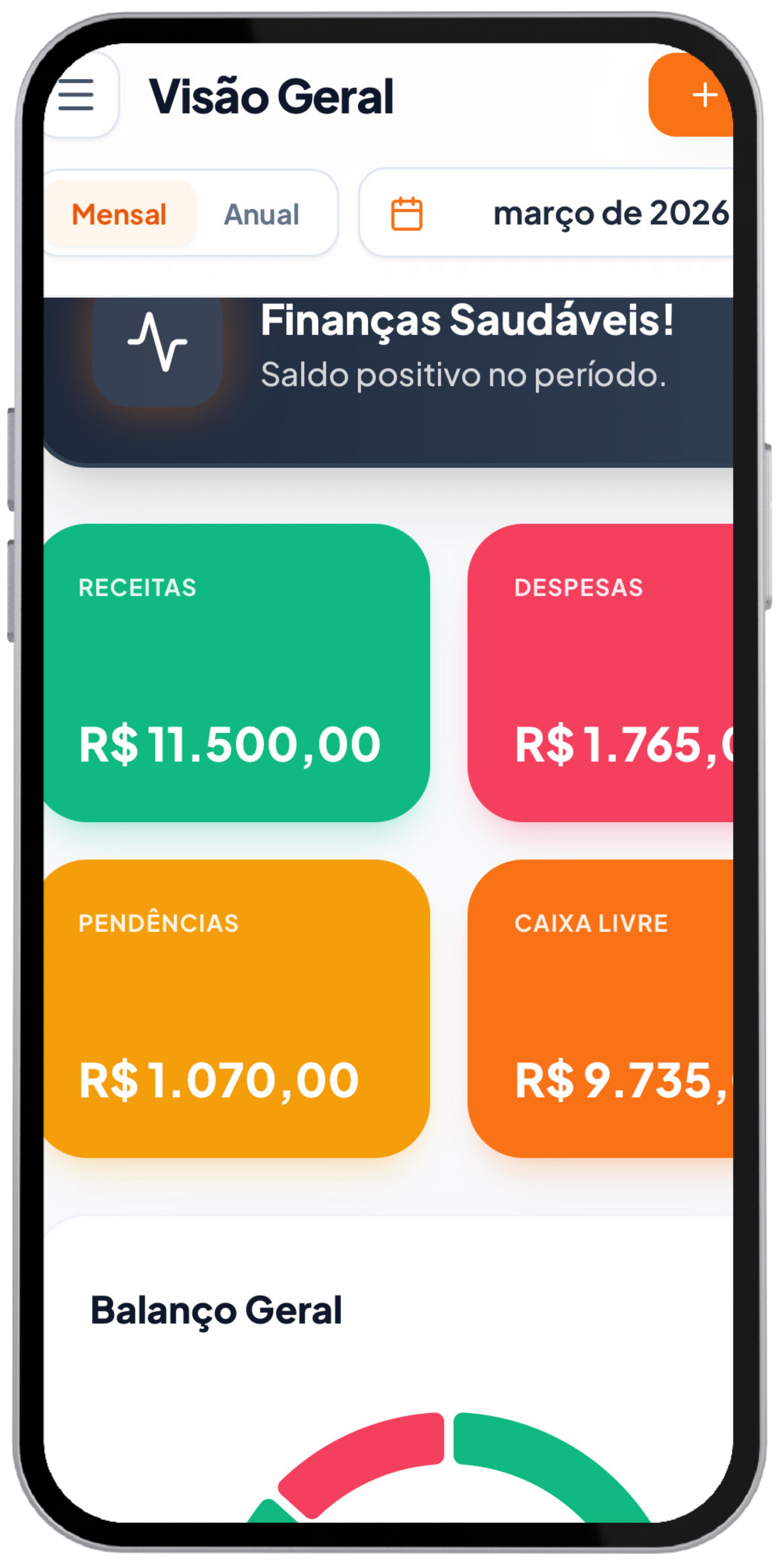 Demonstração do App no iPhone